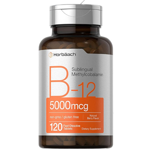 B-12 | 5,000 mcg of Vitamin B-12 as Methylcobalamin